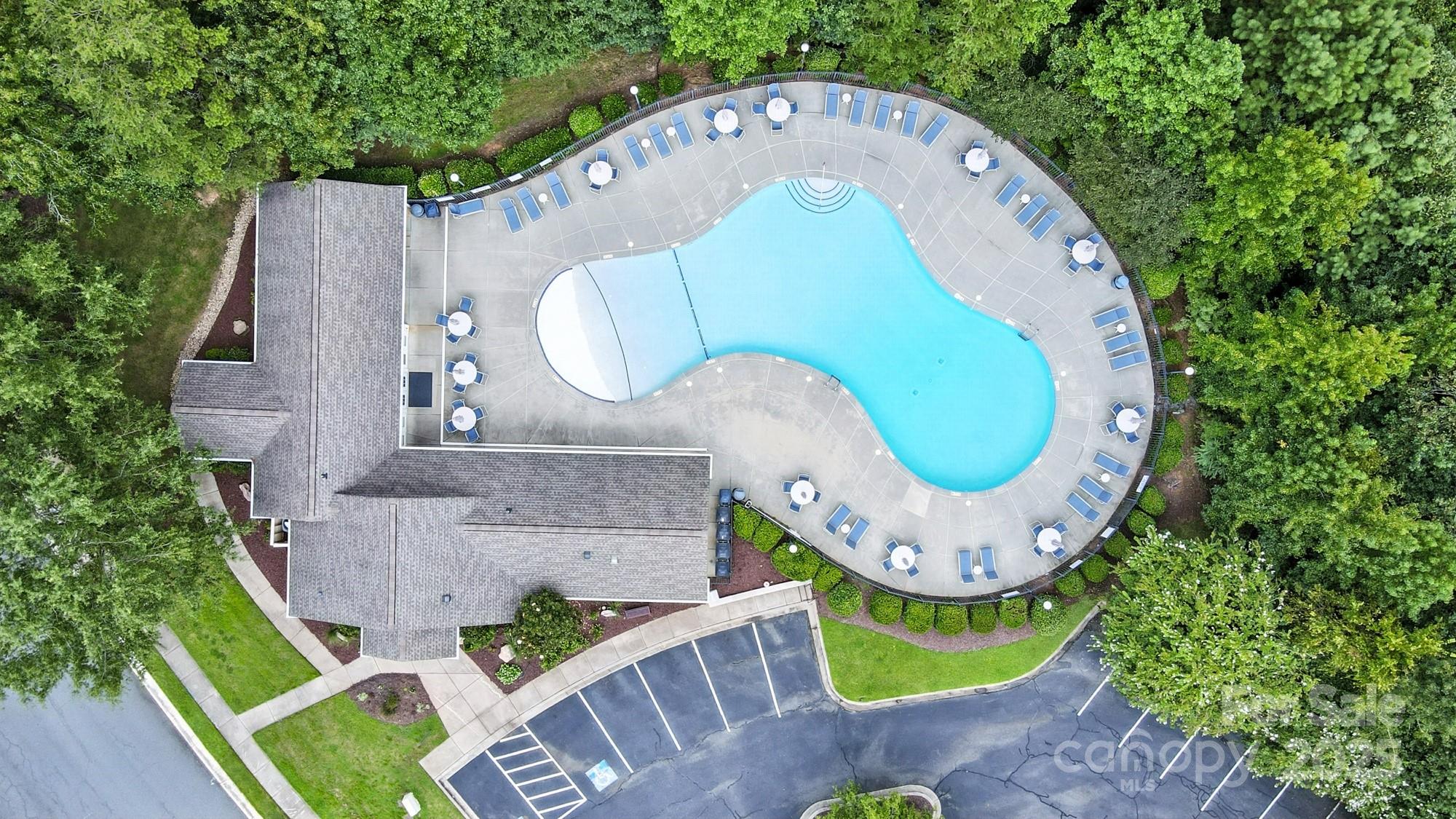 224 Sand Paver Way Fort Mill, SC 29708 - Photo 42 of 42 an aerial view of a house with outdoor space and swimming pool