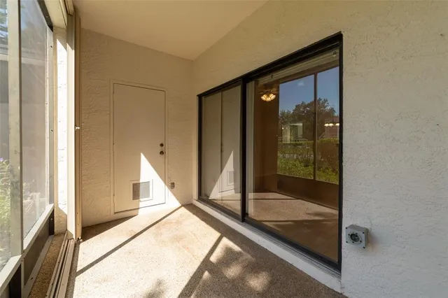 a view of front door