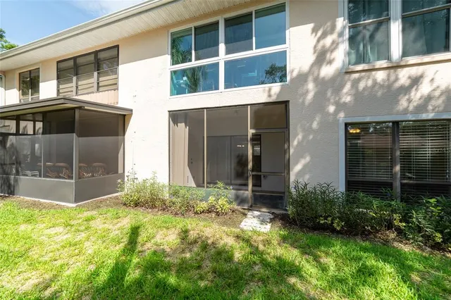 a house view with a outdoor space