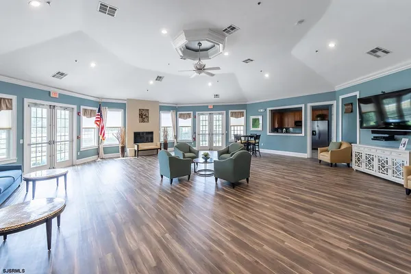 a view of room with a desk