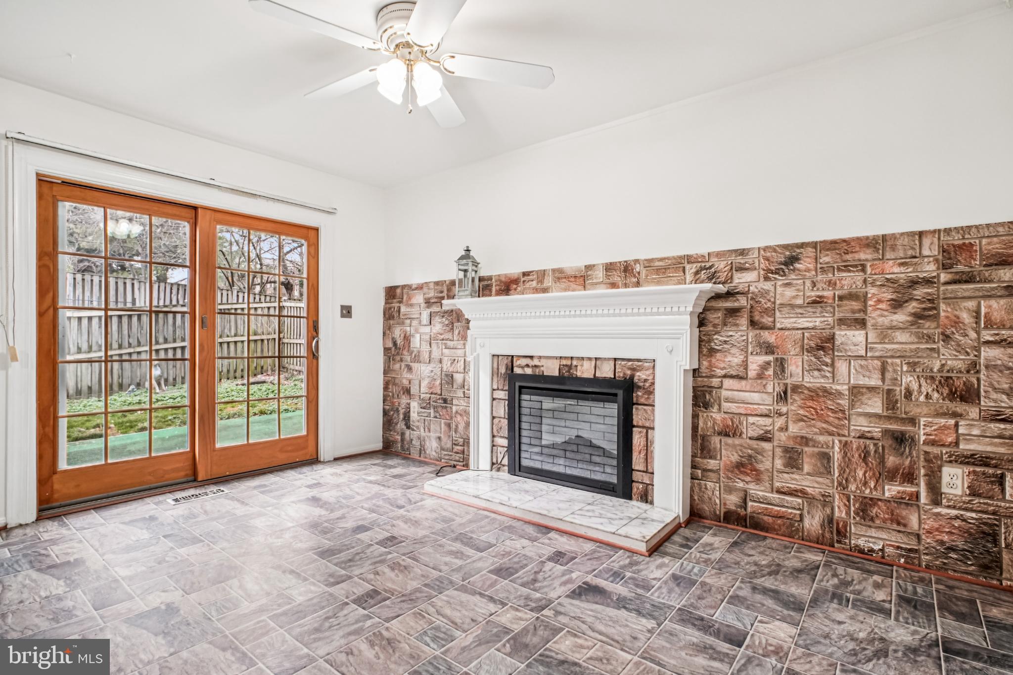 2201 McLean Park Road Falls Church, VA 22043 - Photo 18 of 40 Eat in kitchen space with fireplace