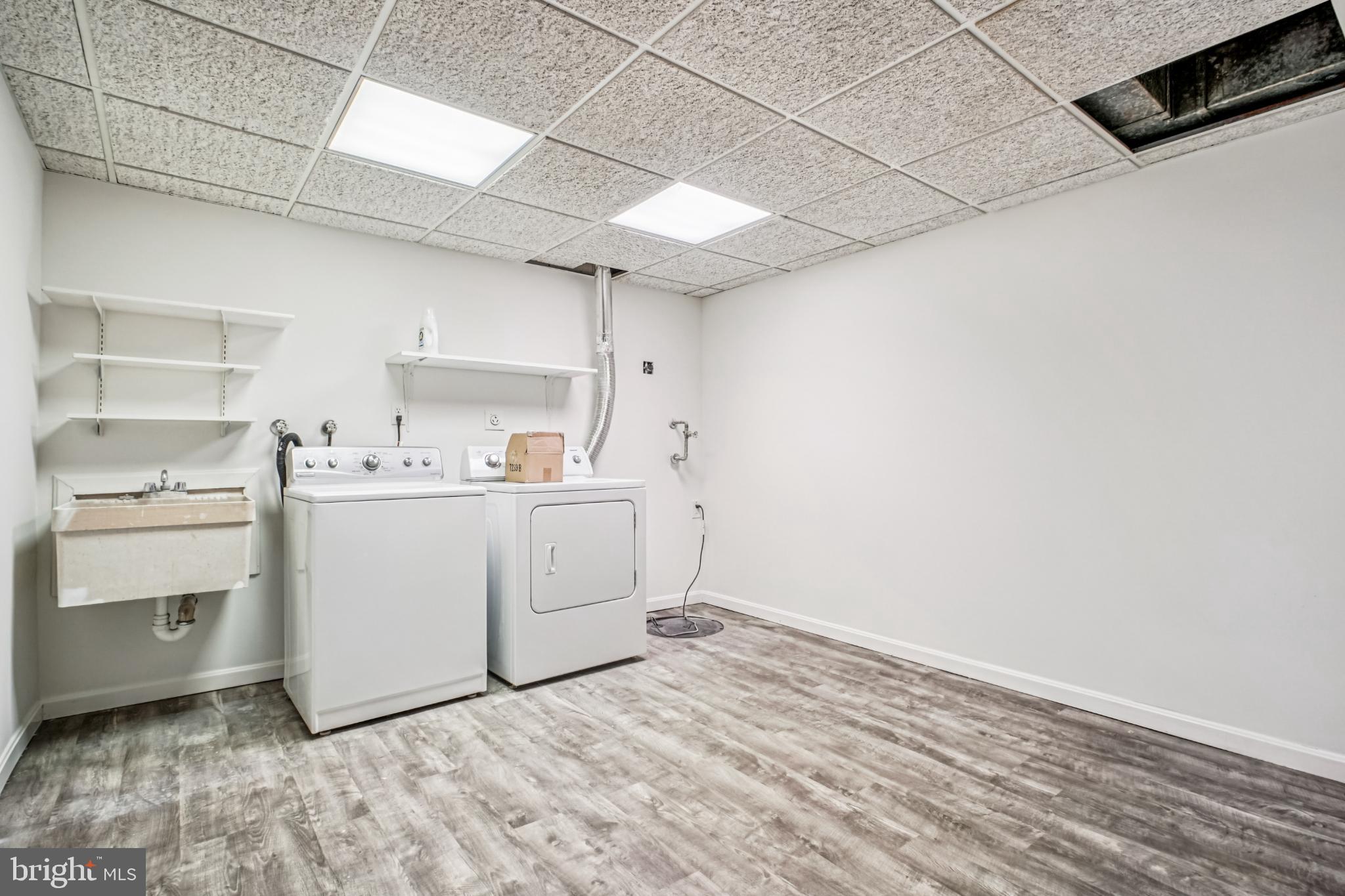 2201 McLean Park Road Falls Church, VA 22043 - Photo 36 of 40 Lower Level Laundry and spacious laundry area