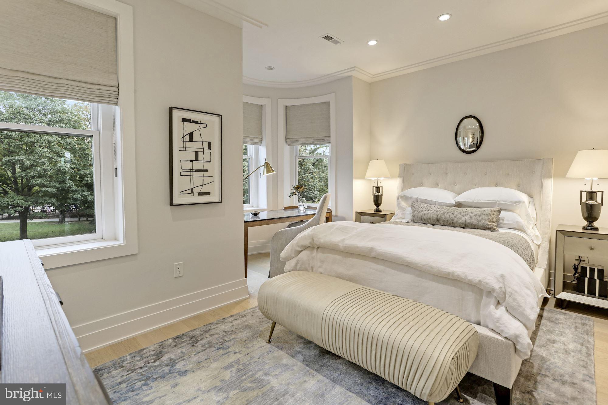 424 C Street Northeast Washington, DC 20002 - Photo 22 of 26 a bedroom with a bed and a window