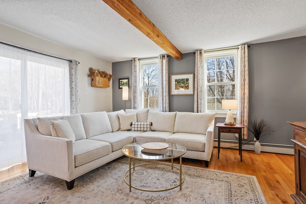 16 Main Street, Unit 3 Pepperell, MA 01463 - Photo 11 of 30 a living room with furniture and a large window