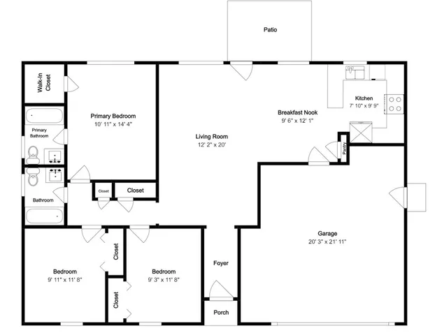 $1,749 | 9812 Robin Street, La Porte, TX 77571