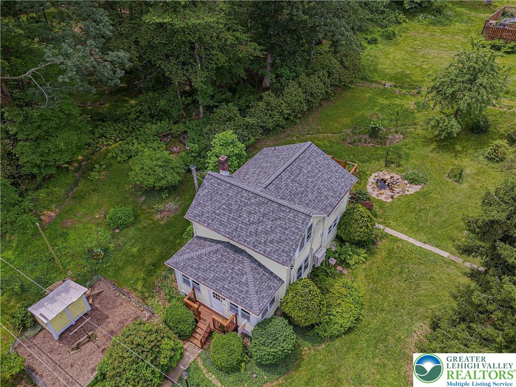 636 School Road Nazareth, PA 18064 - Photo 3 of 60 Aerial of house and new roof