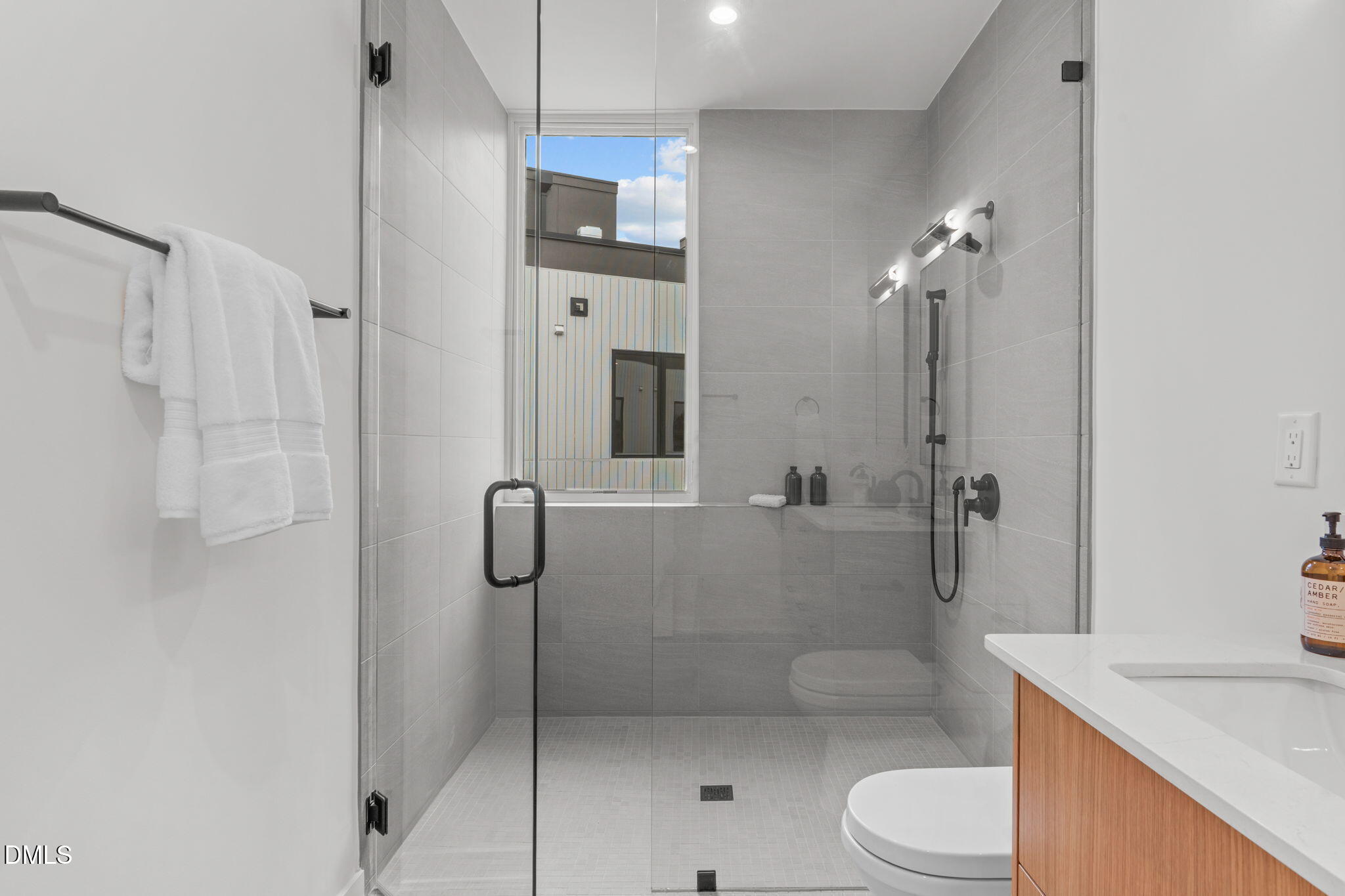 1302 Chamblee Hill Raleigh, NC 27608 - Photo 28 of 56 Walk-in Shower in Primary Suite