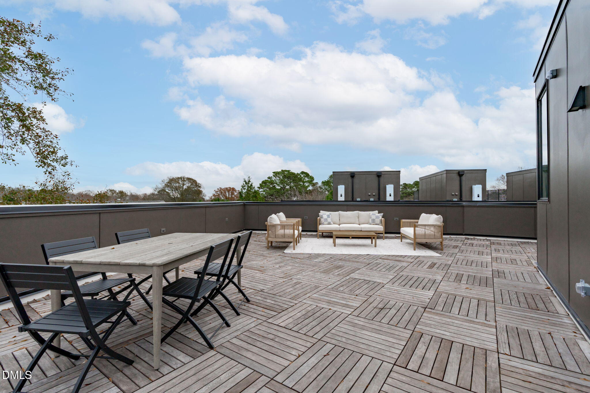 1302 Chamblee Hill Raleigh, NC 27608 - Photo 34 of 56 Expansive Rooftop Deck