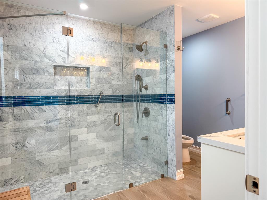 17420 Southwest 54th Street Southwest Ranches, FL 33331 - Photo 23 of 40 a bathroom with a shower and a toilet