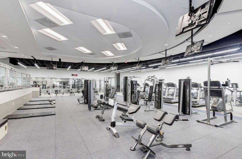 1021 Arlington Boulevard, Unit 330 Arlington, VA 22209 - Photo 30 of 48 a view of a room with gym equipment