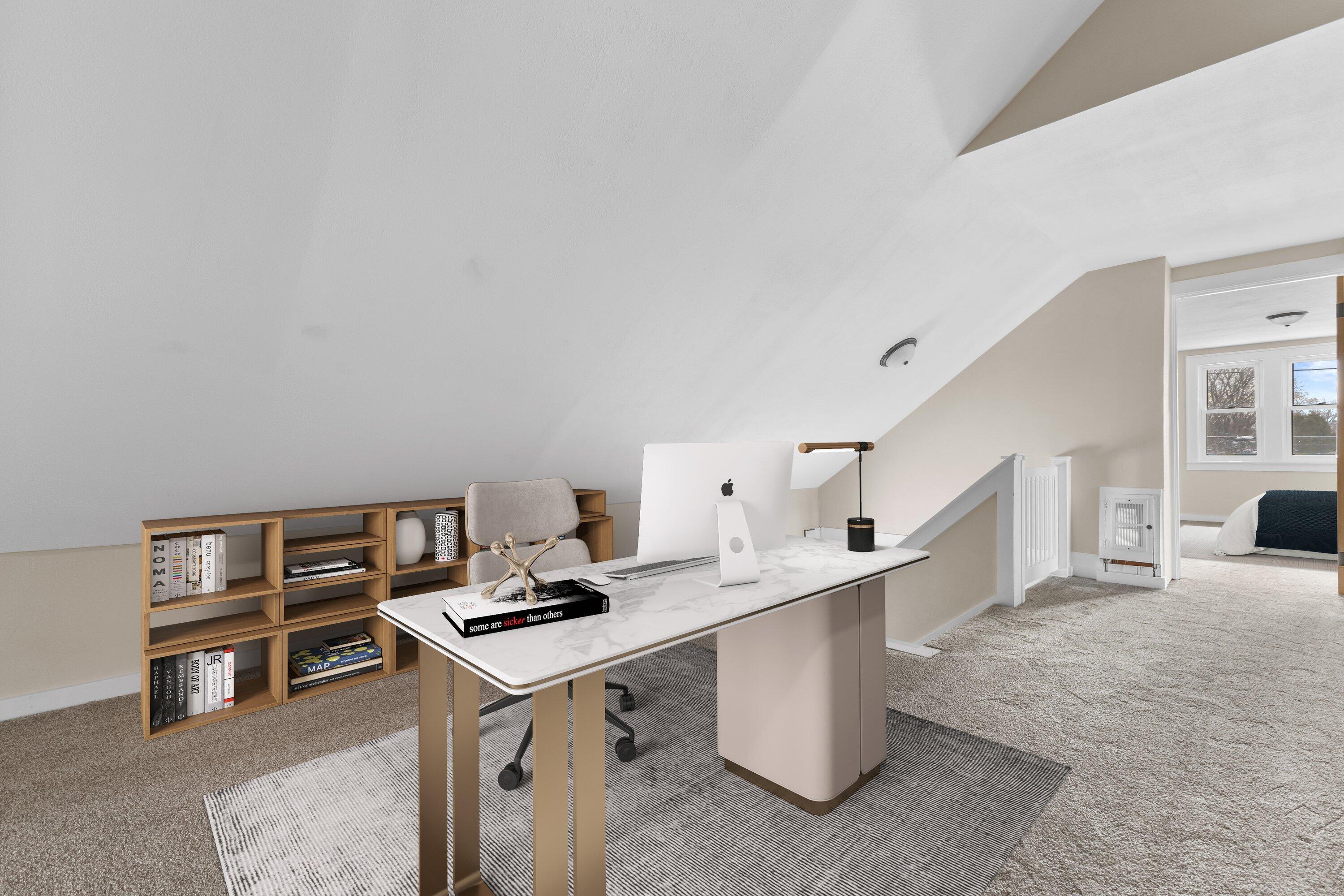 202 West Brown Deer Road Bayside, WI 53217 - Photo 19 of 32 Loft area virtually staged