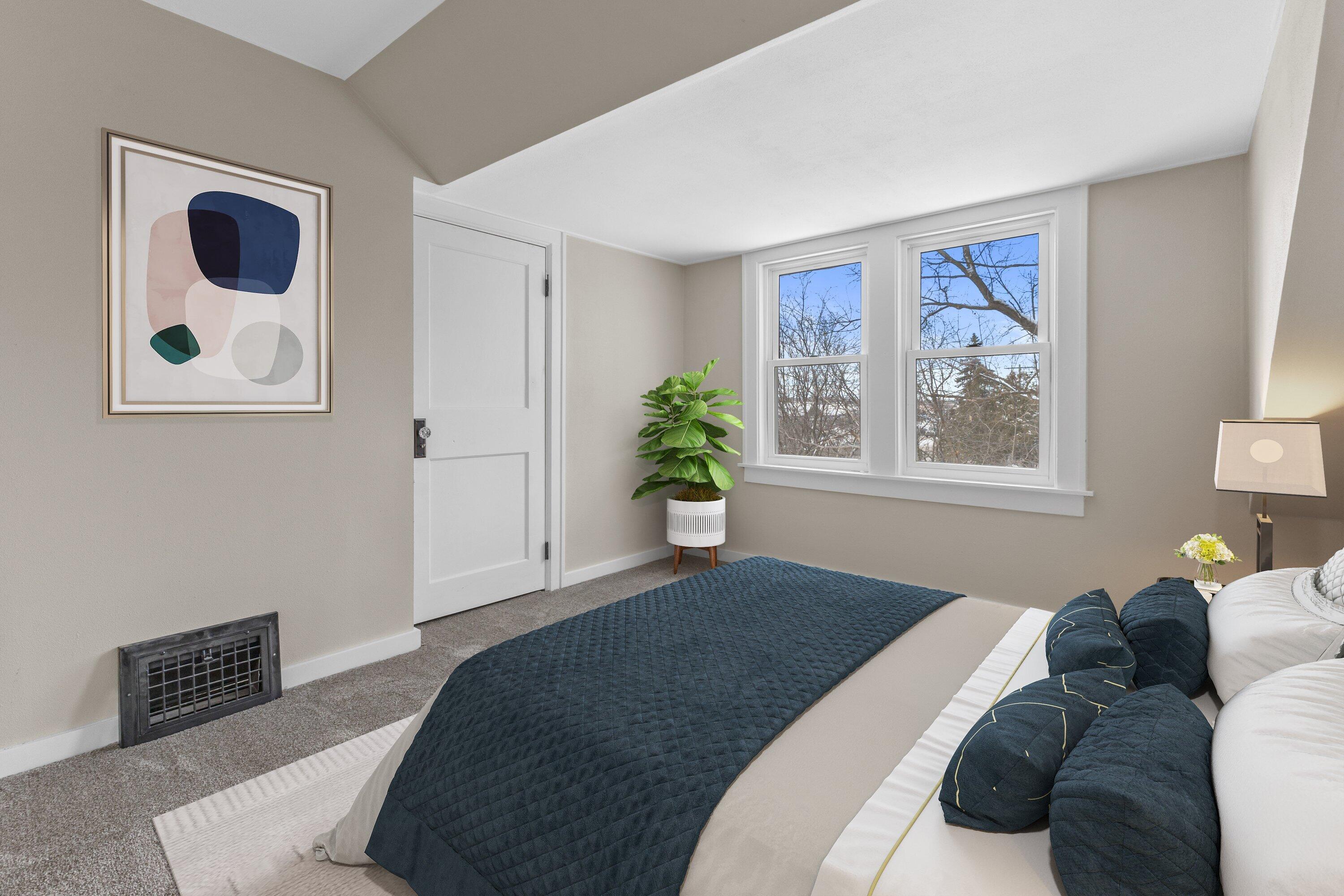 202 West Brown Deer Road Bayside, WI 53217 - Photo 24 of 32 Bedroom 3 virtually staged