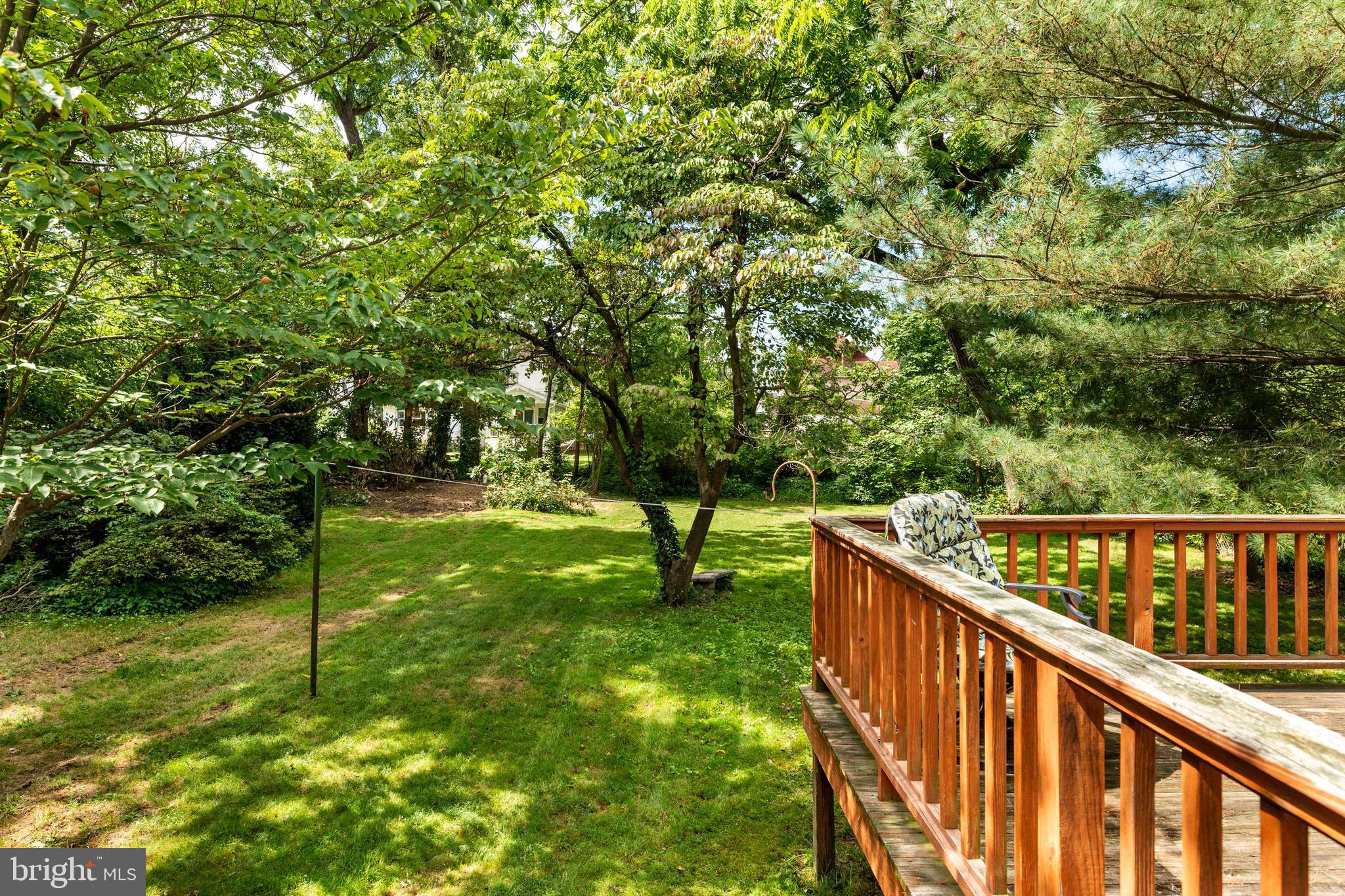 21 Linden Avenue Rutledge, PA 19070 - Photo 31 of 41 Deck opens to huge back yard.