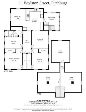 $559,900 | 9-11 Boylston Street, Fitchburg, MA 01420