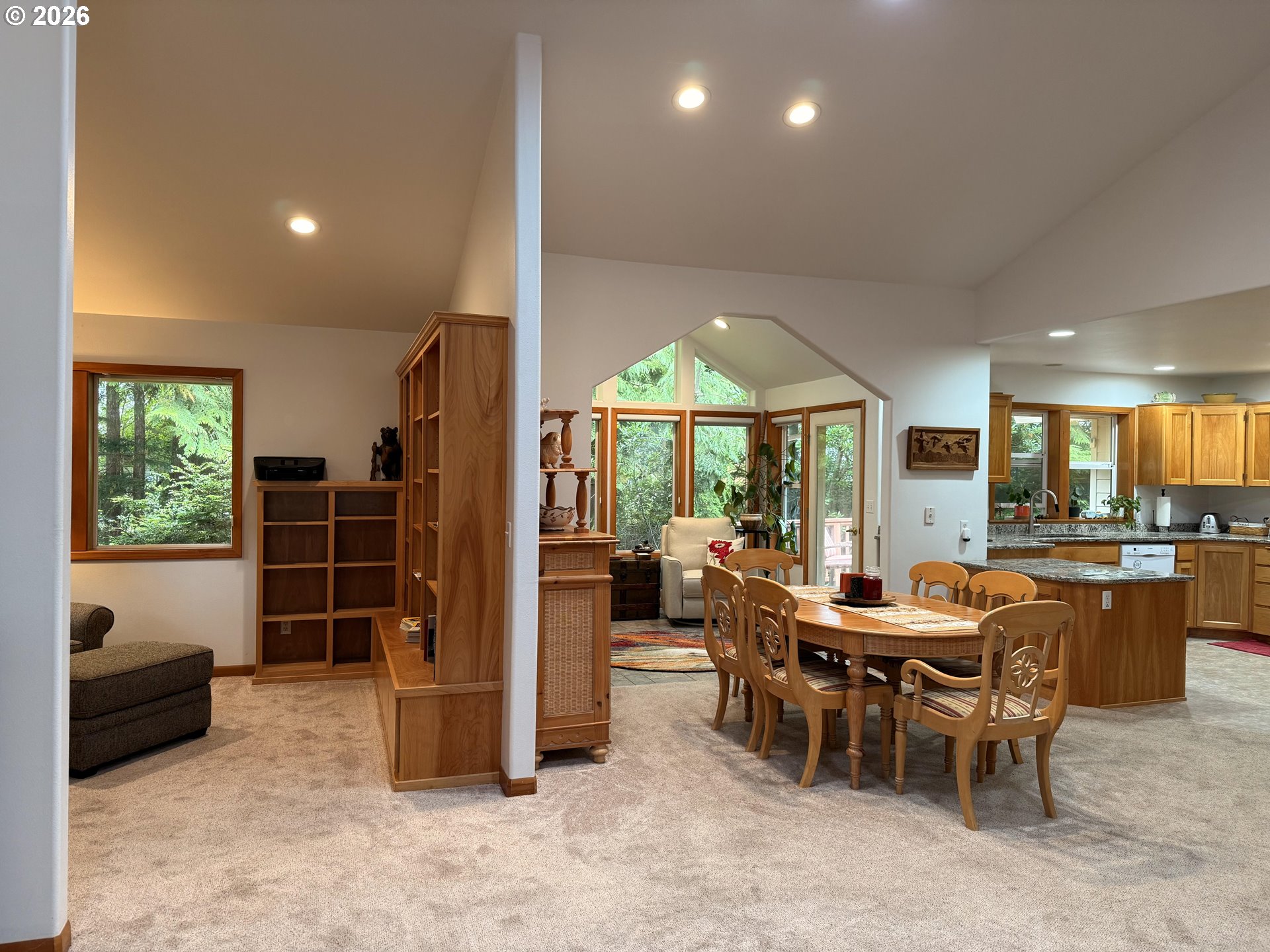 95 Cormorant Depoe Bay, OR 97341 - Photo 13 of 48 a view of a dining room with furniture window and outside view