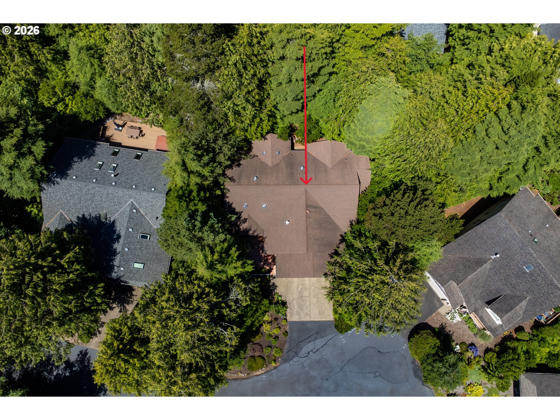 95 Cormorant Depoe Bay, OR 97341 - Photo 3 of 48 an aerial view of a house with a yard