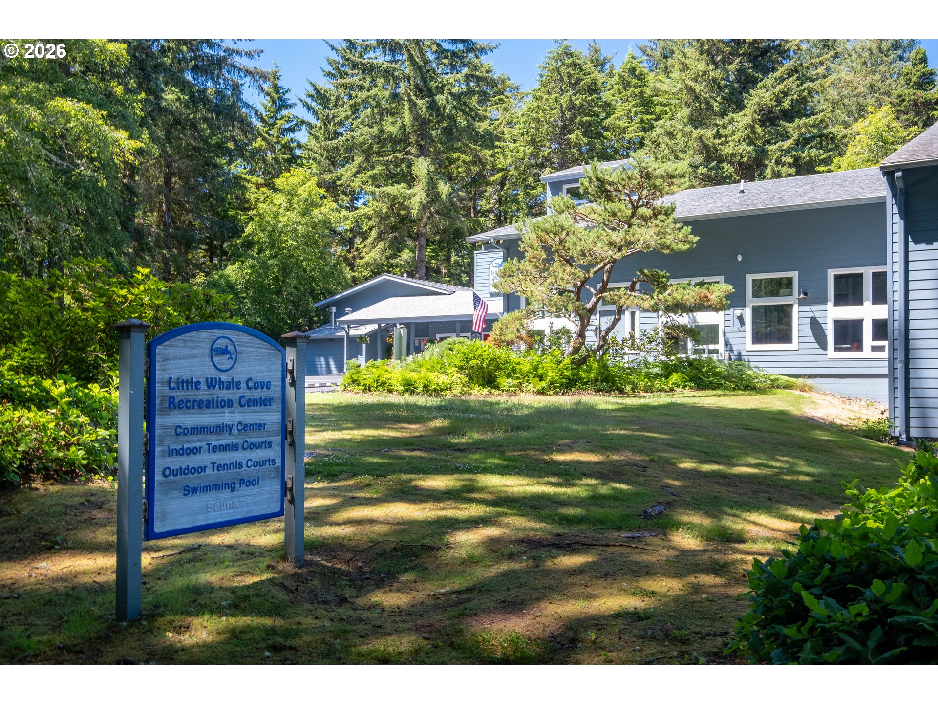 95 Cormorant Depoe Bay, OR 97341 - Photo 38 of 48 a view of a house with a garden
