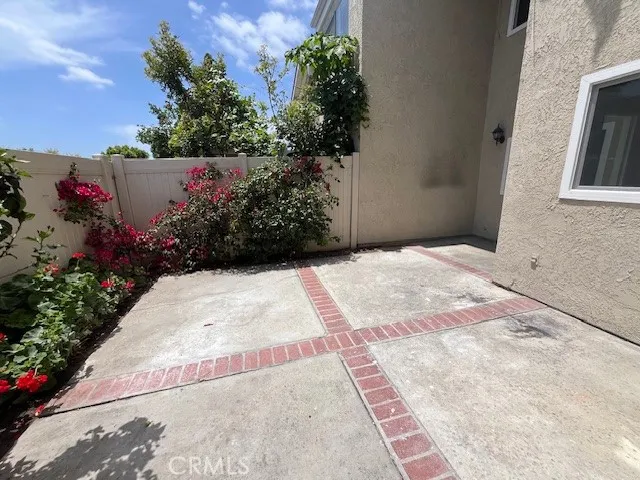 a view of a flower arrangement in backyard