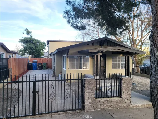 a front view of house