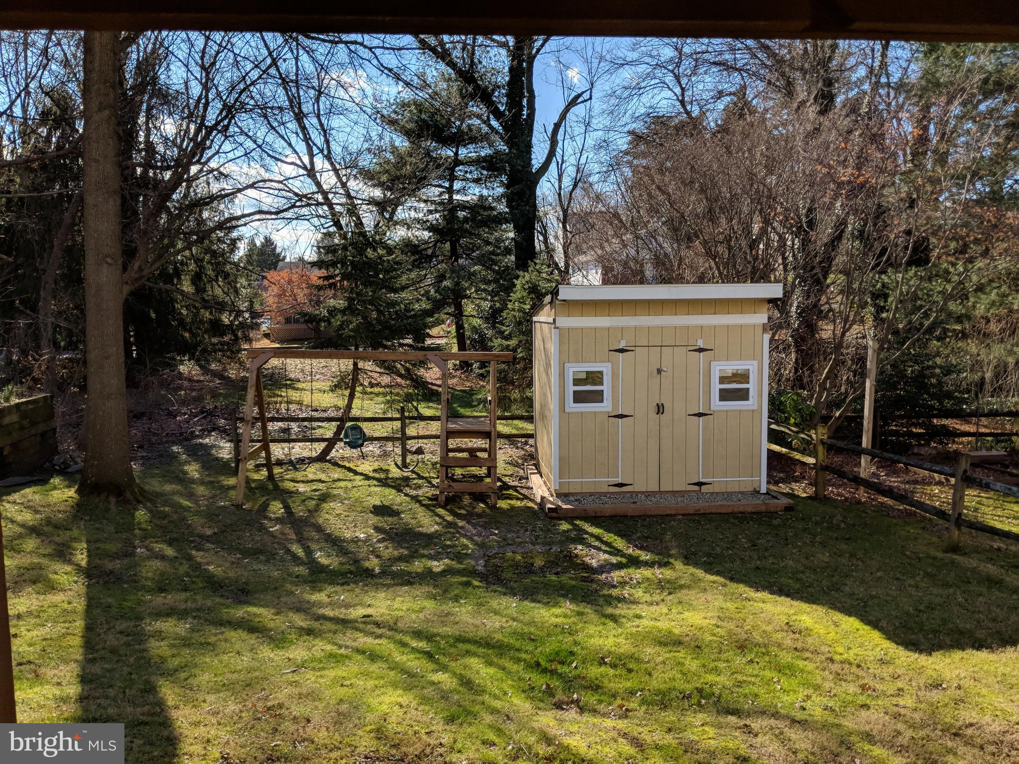 106 Cedar Road Wallingford, PA 19086 - Photo 8 of 23 Rear Yard with Shed