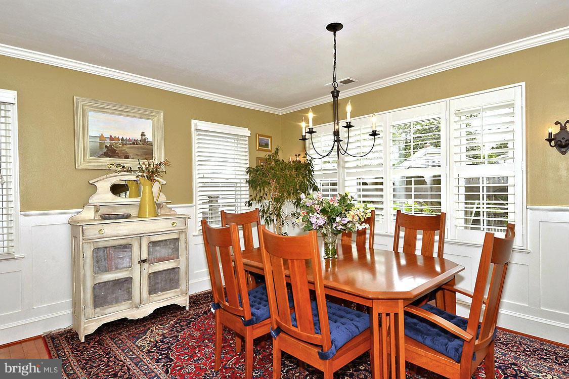 901 Spa Road Annapolis, MD 21401 - Photo 13 of 30 Wainscoted Formal Dining Room