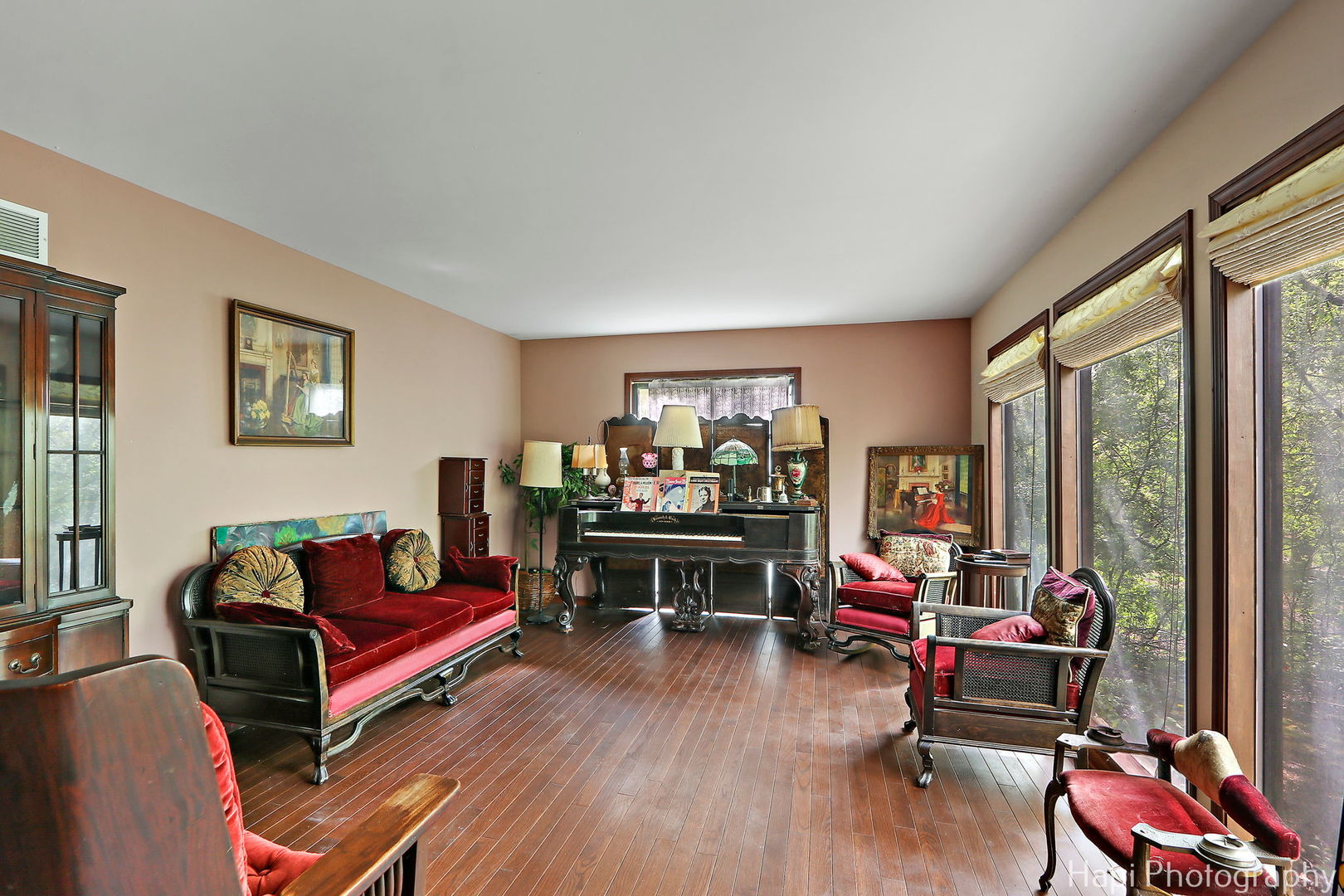 24570 West Middle Frk Road Barrington, IL 60618 - Photo 7 of 31 a living room with furniture a rug and a large window