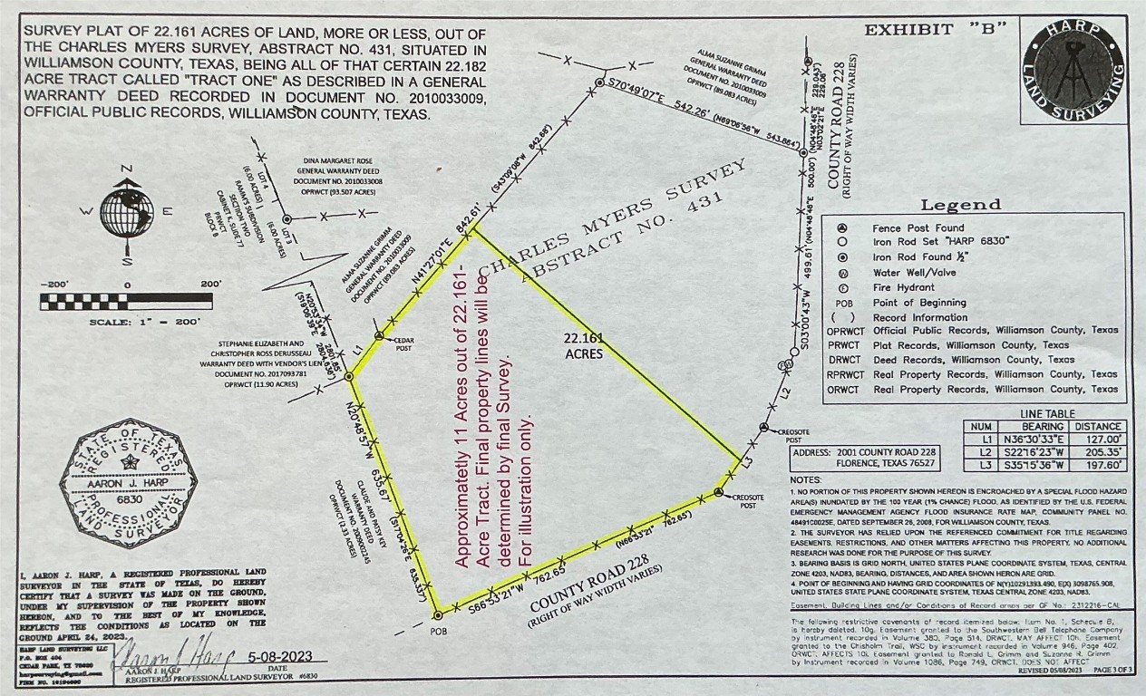 0 County Road 228 Road Florence, TX 76527 - Photo 3 of 8 a picture of a book on a floor