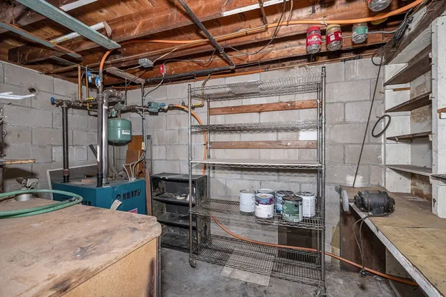 a refrigerator and stove in a kitchen