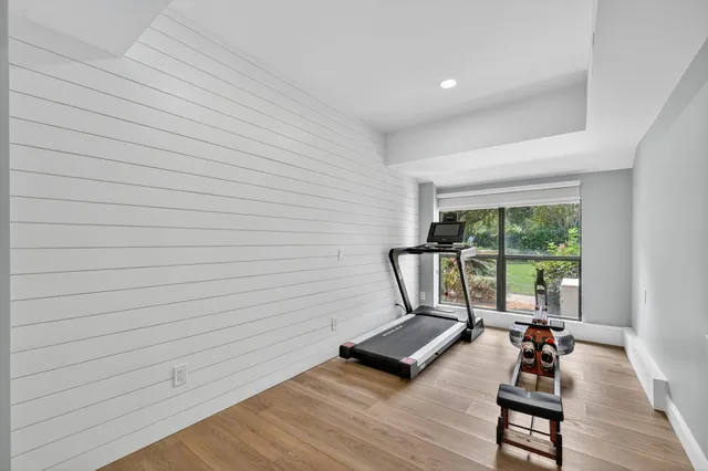 a view of a dining area with furniture window and outside view