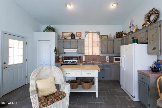 a backyard of a house