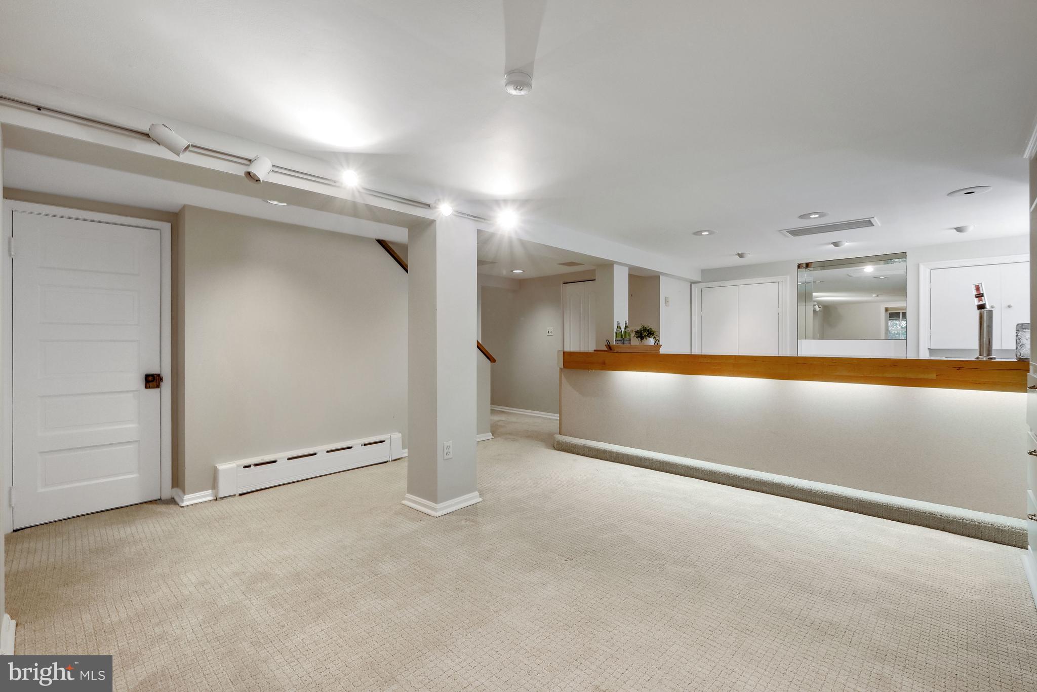 3530 Van Ness Street Northwest Washington, DC 20008 - Photo 30 of 59 Lower Level With Bar