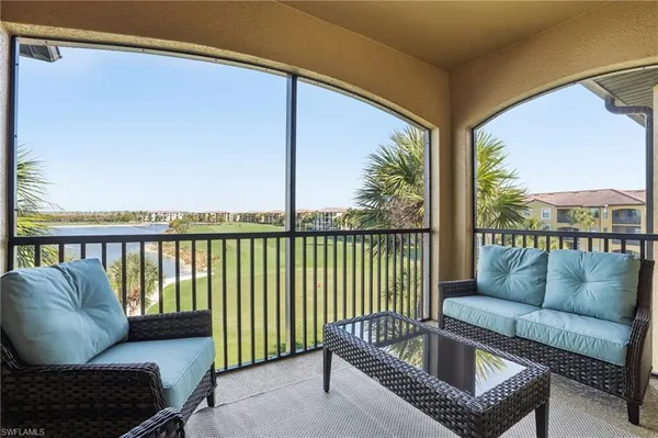 a outdoor living space with patio furniture and a potted plant