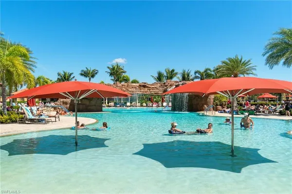 a view of a garden with an outdoor space