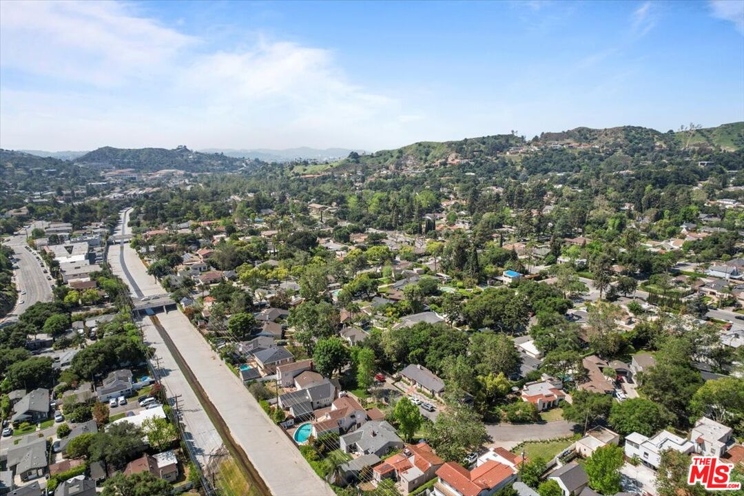 2400 Sylvan Lane Glendale, CA 91208 - Photo 28 of 28 an aerial view of residential house with outdoor space and trees all around