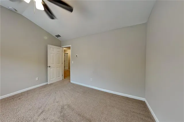 a view of an empty room