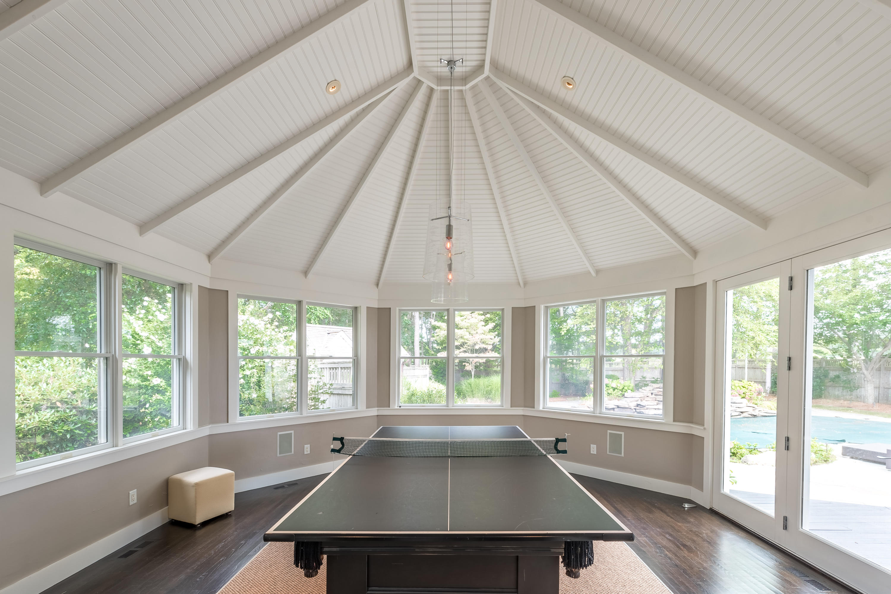 54 Gullane Road Mashpee, MA 02649 - Photo 12 of 25 a room with pool table and windows