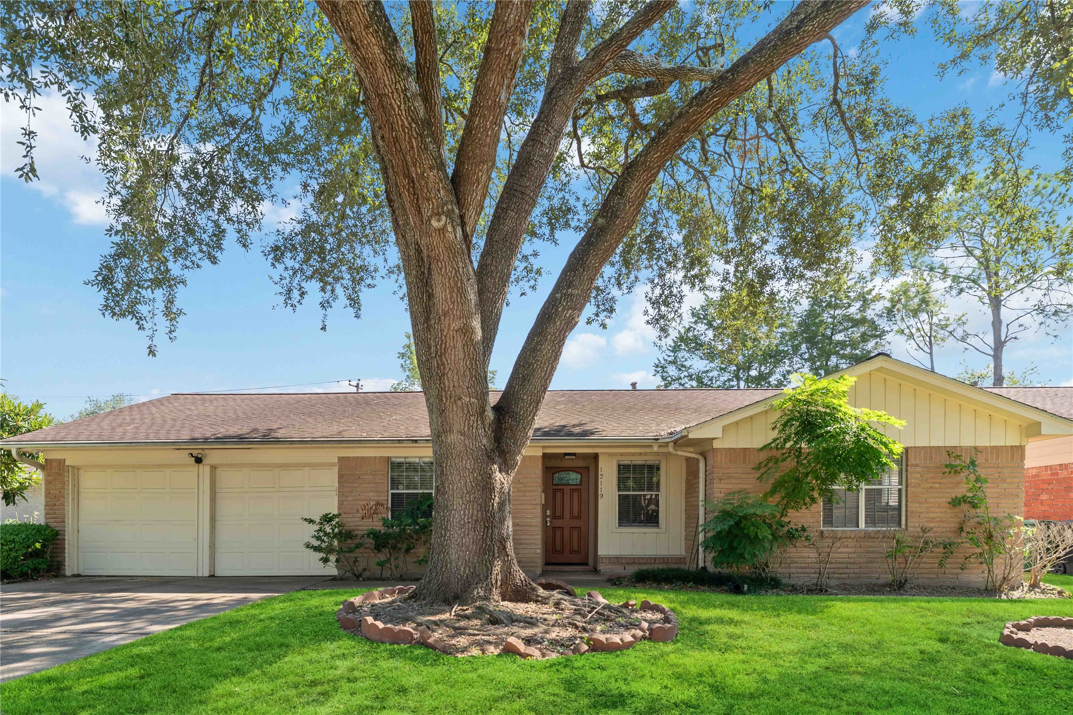 front view of house with a yard