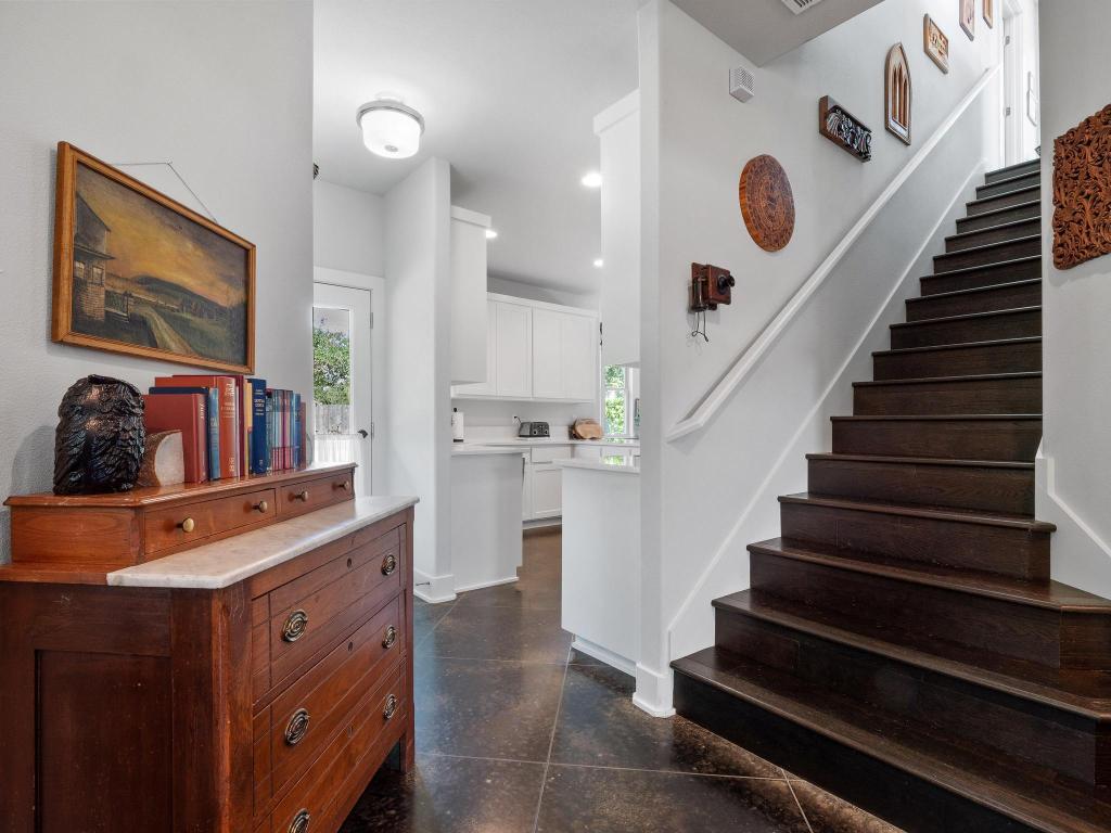 10103 Twin Lake Loop Dripping Springs, TX 78620 - Photo 12 of 32 Stairs featuring plenty of natural light and baseboards