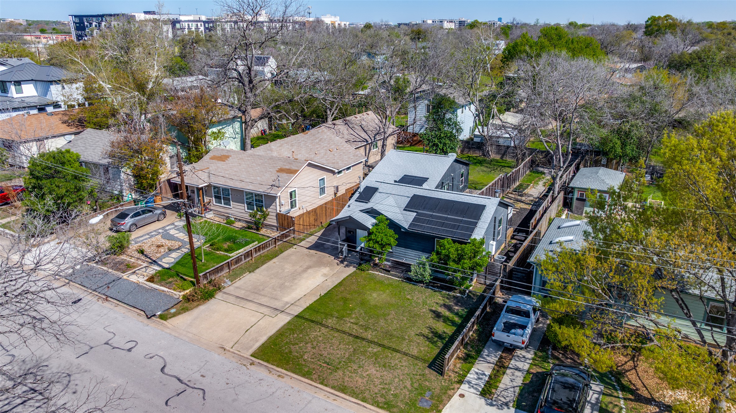 2012 Payne Avenue, Unit A Austin, TX 78757 - Photo 30 of 35 an aerial view of a house with a garden