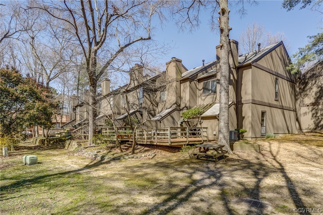 11805 South Briar Patch Drive Midlothian, VA 23113 - Photo 26 of 35 a view of a yard with wooden fence