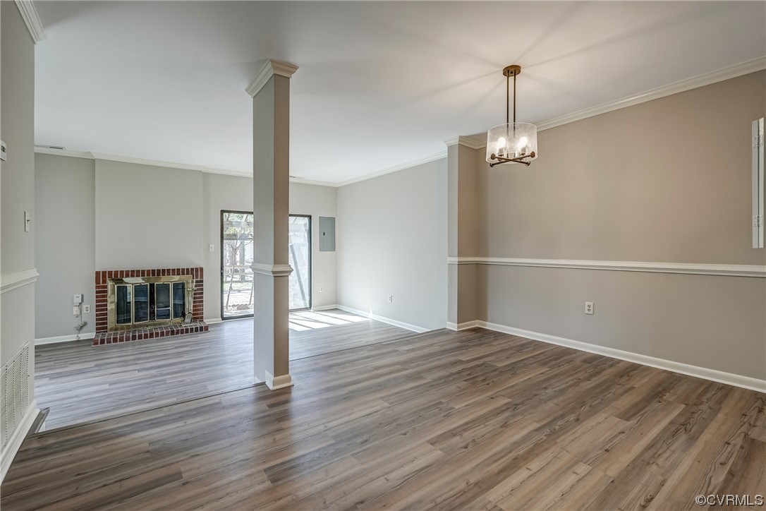 11805 South Briar Patch Drive Midlothian, VA 23113 - Photo 10 of 35 a view of empty room with wooden floor
