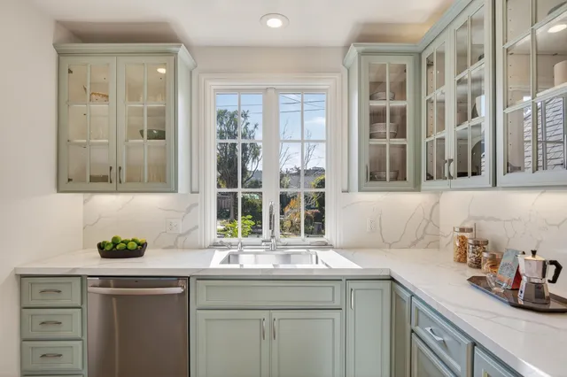a bedroom with a bed and a desk