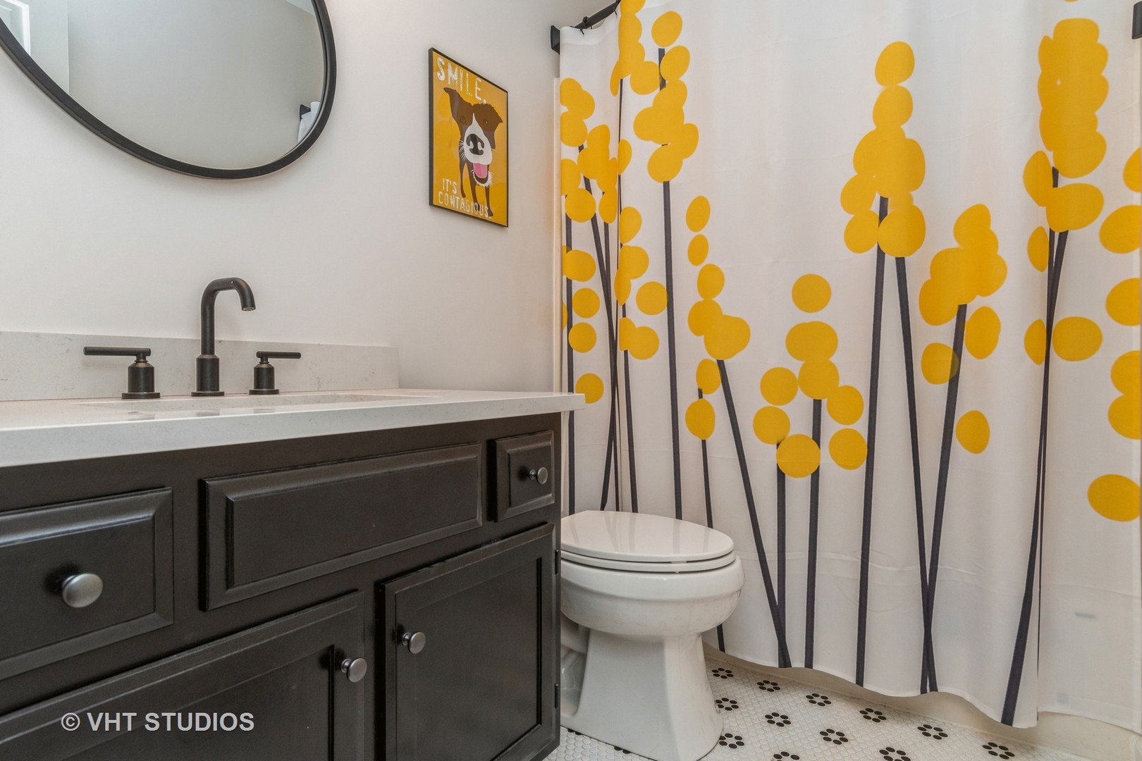 565 Boardman Circle Bolingbrook, IL 60440 - Photo 17 of 24 a bathroom with a sink a toilet and a mirror
