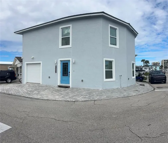 a house view with a outdoor space