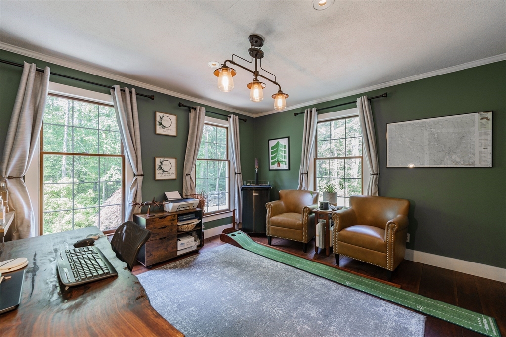 36 Old House Road Montgomery, MA 01085 - Photo 17 of 42 a living room with furniture and a large window
