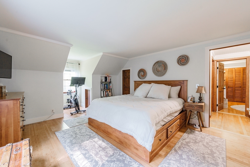 36 Old House Road Montgomery, MA 01085 - Photo 21 of 42 a bed room with a bed and a television