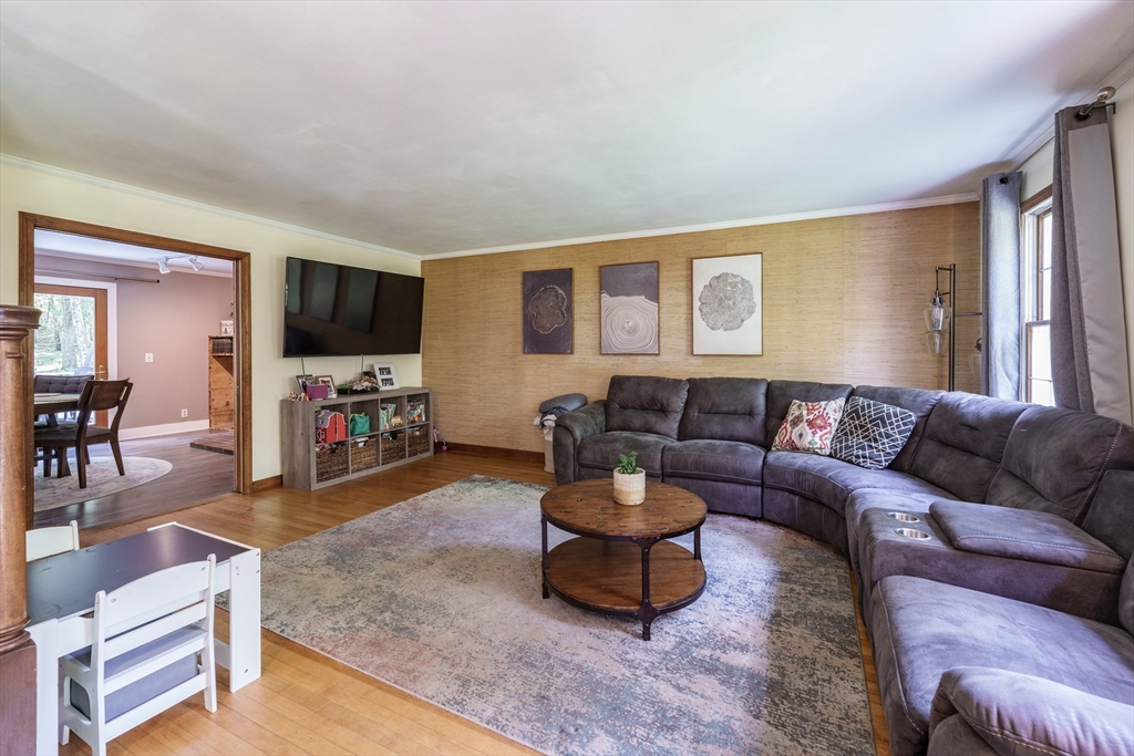 36 Old House Road Montgomery, MA 01085 - Photo 5 of 42 a living room with furniture and a flat screen tv