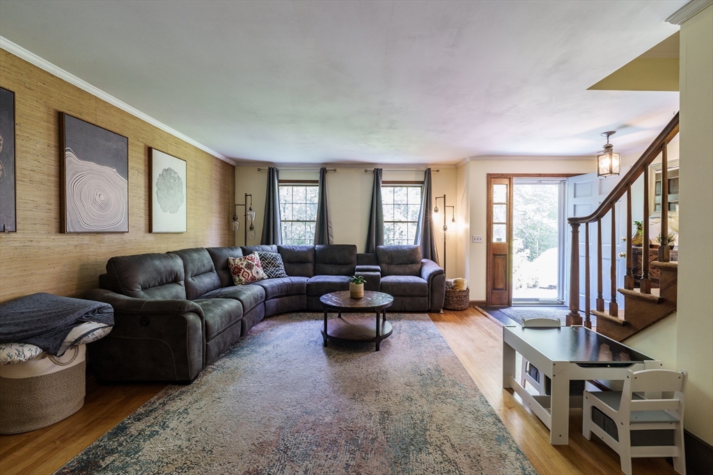 36 Old House Road Montgomery, MA 01085 - Photo 7 of 42 a living room with furniture and a flat screen tv