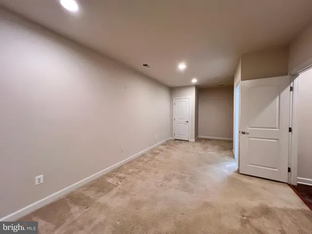 a view of an empty room