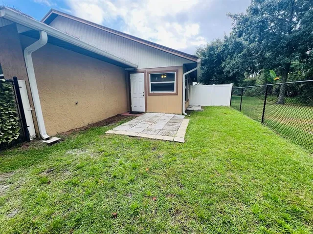 a view of outdoor space and yard